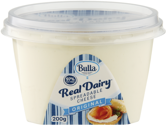 Bulla Low Fat Original Cottage Cheese 200g (640x510), Png Download