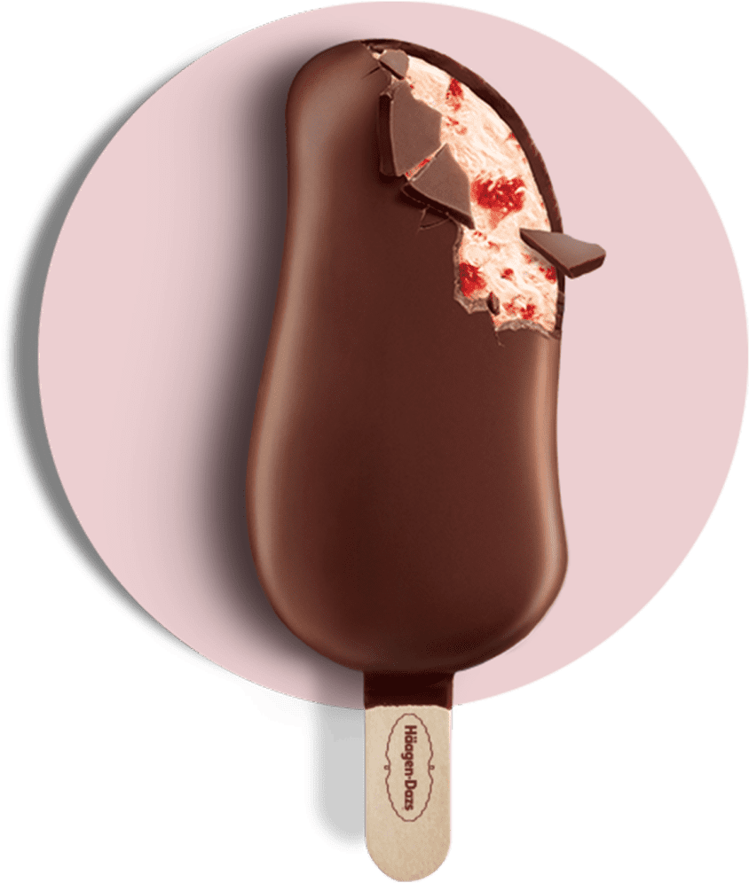 Strawberries Cream Plinth - Haagen-dazs Strawberry And Cream (1024x1024), Png Download