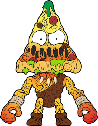 Putrid Pizza S5 Catalog Art - Illustration (576x495), Png Download