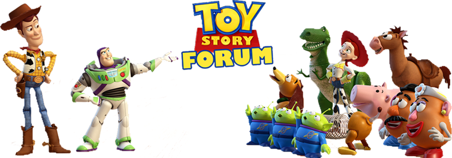 Find - Toys Story Characters Png (900x315), Png Download