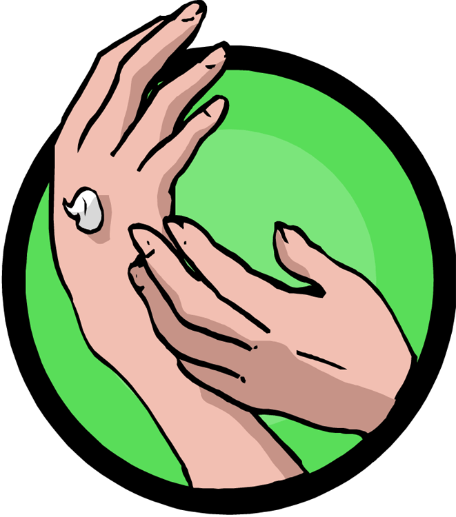 Antler Rub Cliparts - Hand Massage Clipart (661x750), Png Download
