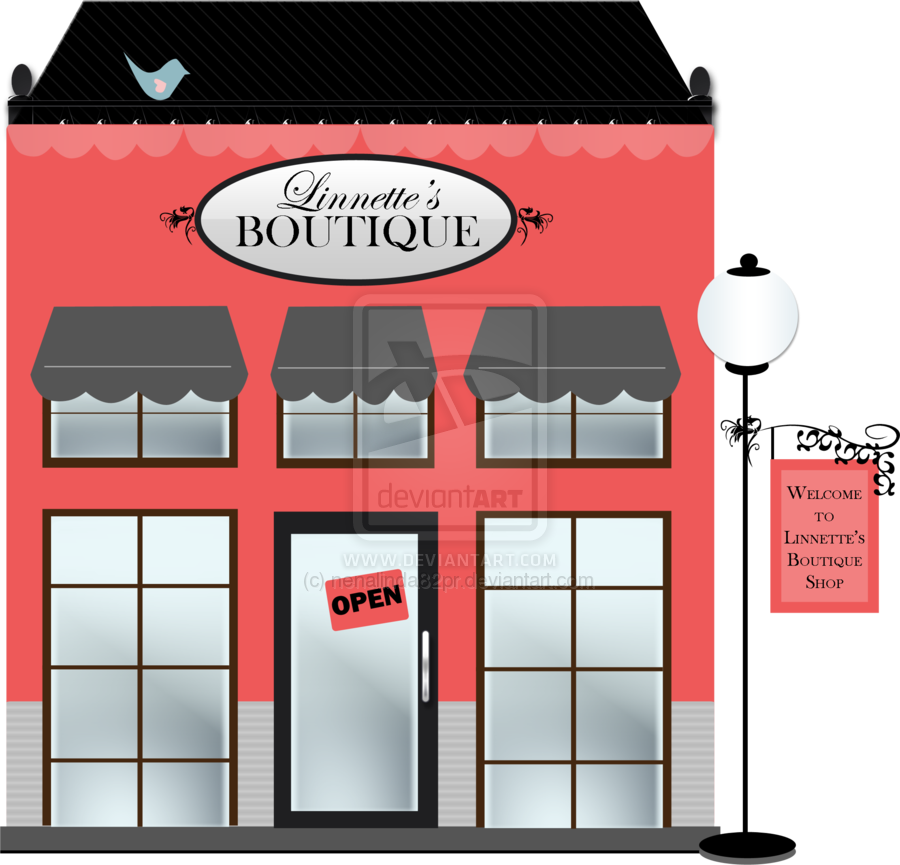Shop Clipart Pizza - Boutique Shop Clipart (900x865), Png Download