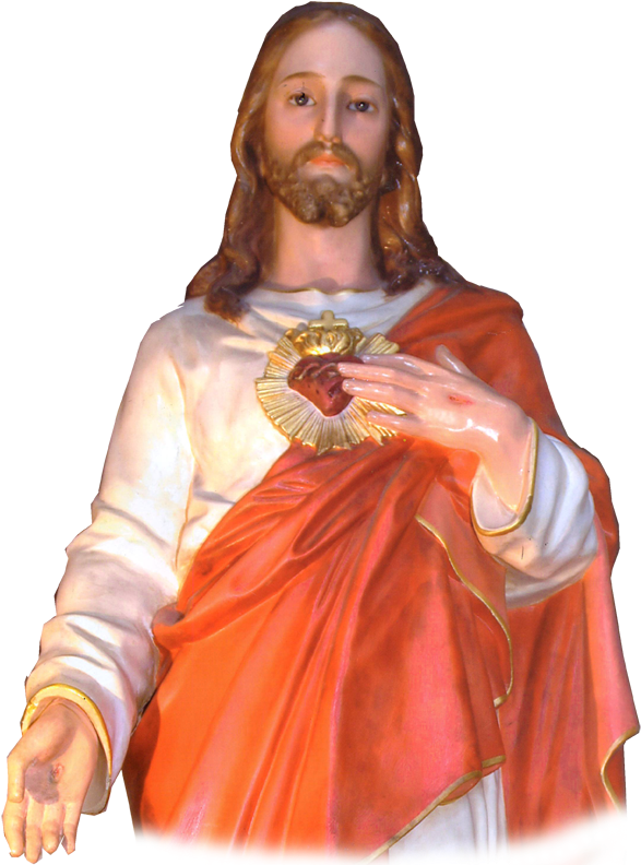 Coração De Jesus Png - Oração Coracao De Jesus (611x799), Png Download