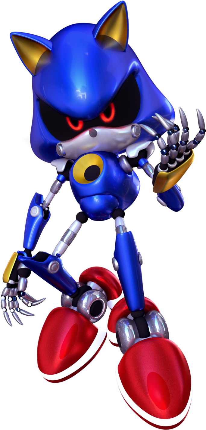 Metal Sonic - Sonic The Hedgehog (800x1488), Png Download