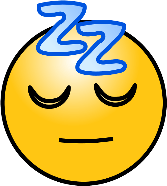Cartoon Sick Face - Sleepy Face Clipart (800x800), Png Download