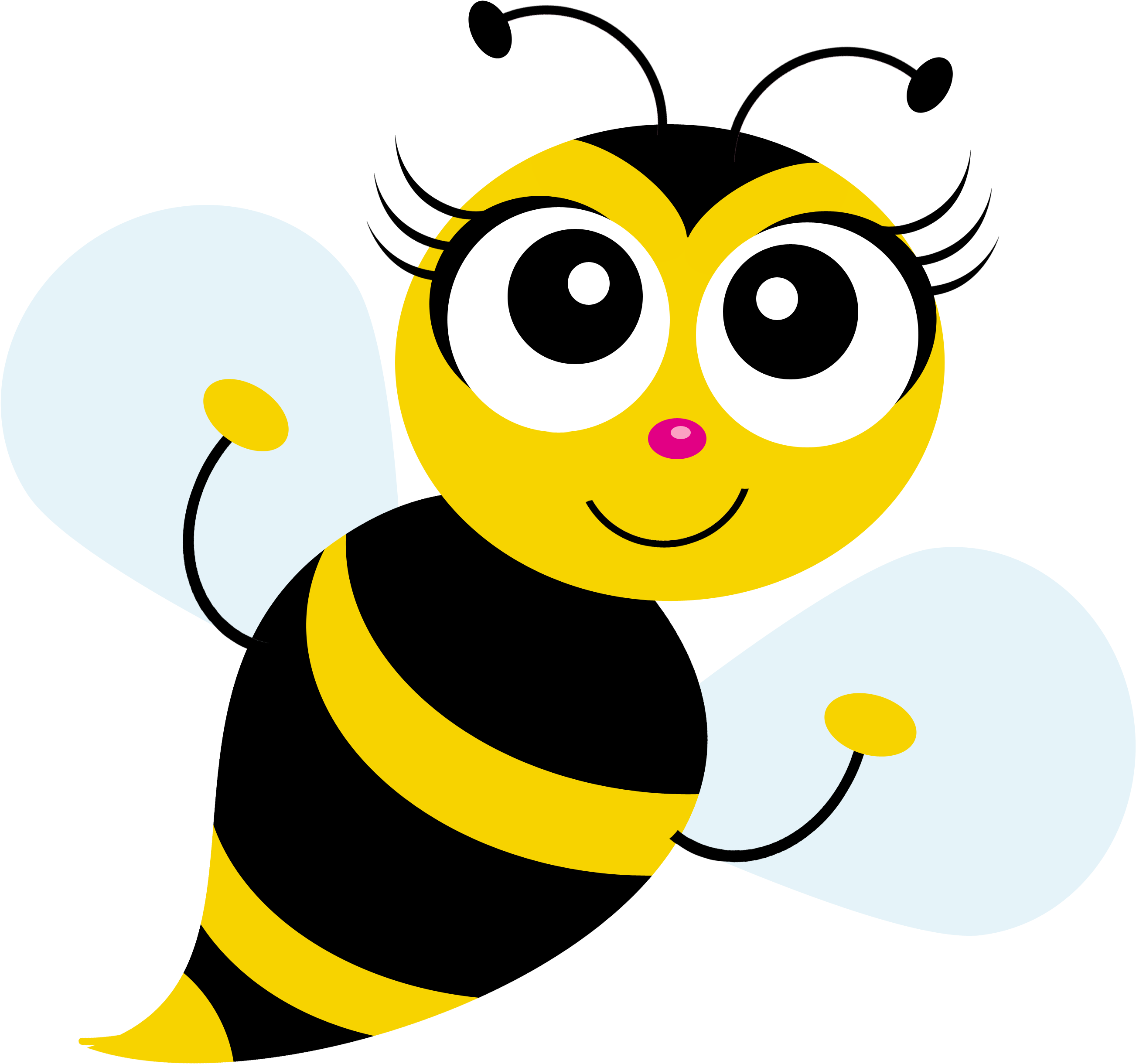 Cute Honey Bee Png - Desenhos Coloridos De Abelhinhas Para Imprimir (2822x2822), Png Download