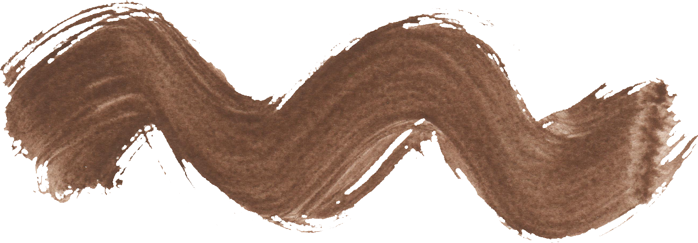 Free Download - Chocolate Paint Stroke Transparent (1437x501), Png Download