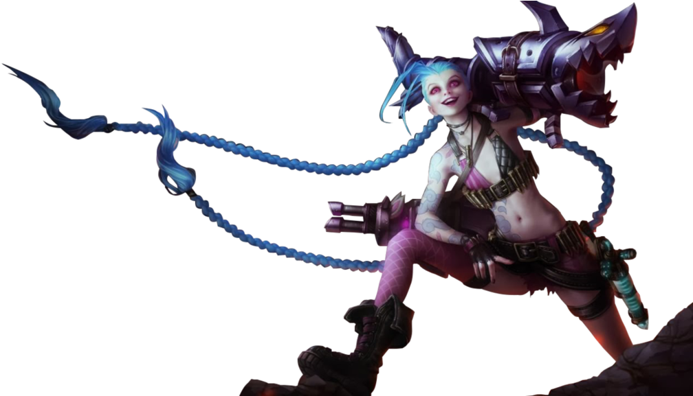League Of Legends Free Png Image - Jinx League Of Legends Png (1024x576), Png Download