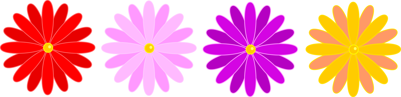 Png Stormdesignz Svg Library Download - Chain Of Flowers Clip Art (1702x412), Png Download