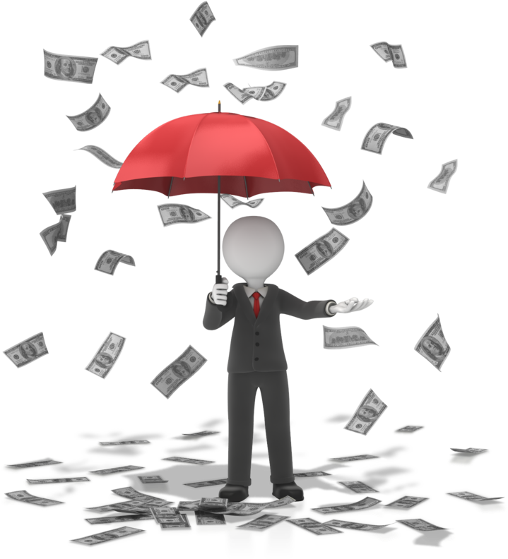 Toledo Seo Services - Animated Falling Money Clipart (750x800), Png Download