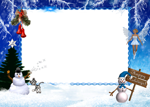Happy Holidays For All - Marcos De Felices Fiestas (500x357), Png Download