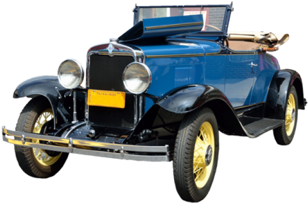 Classic Car Clipart Transparent - Classic Car Transparent Background (472x345), Png Download