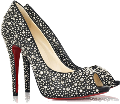 Floral Shoe Png - Ladies Shoe Png (400x383), Png Download