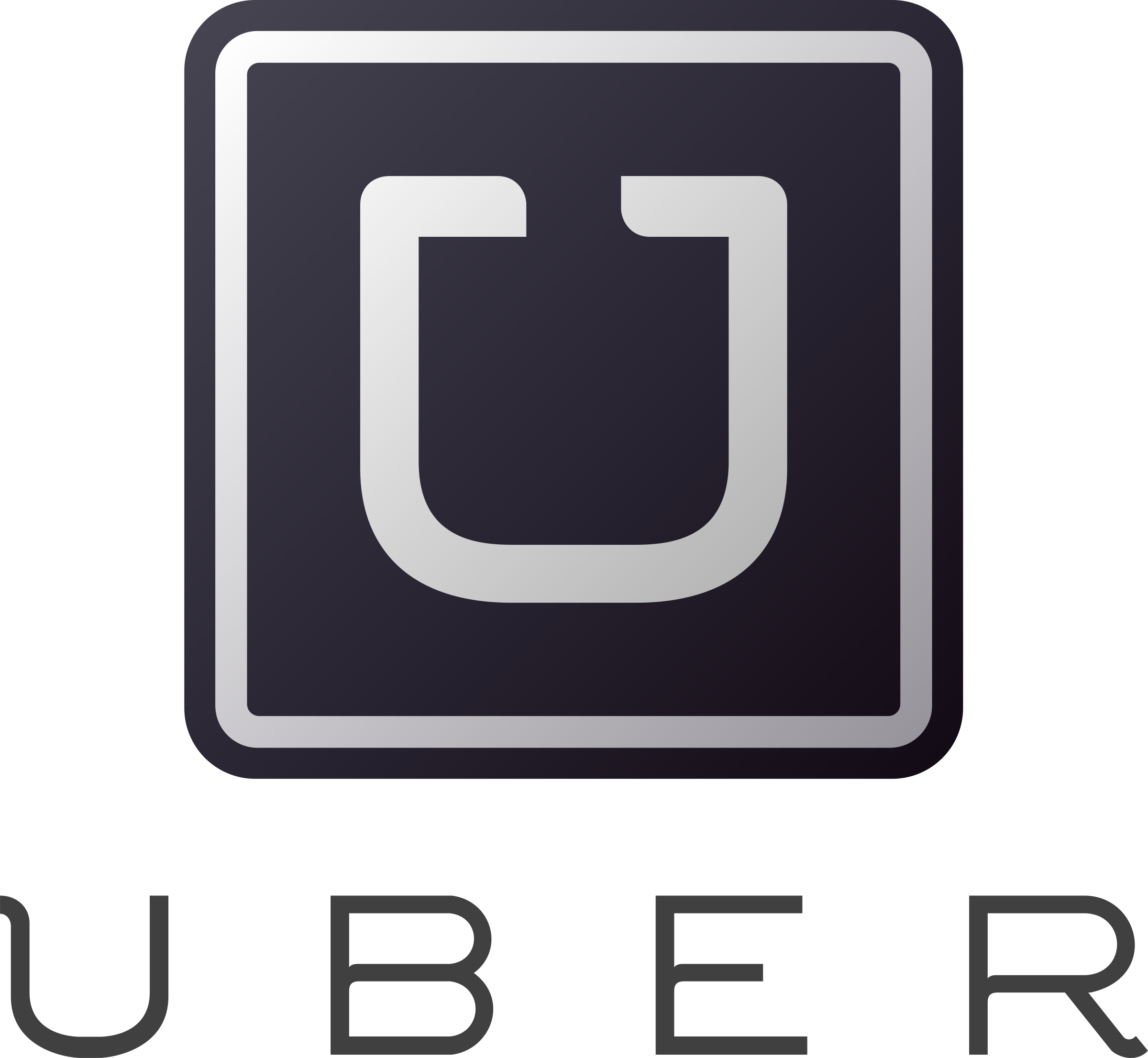 Uber Logo Png Transparent - Uber Logo Png (2400x2212), Png Download