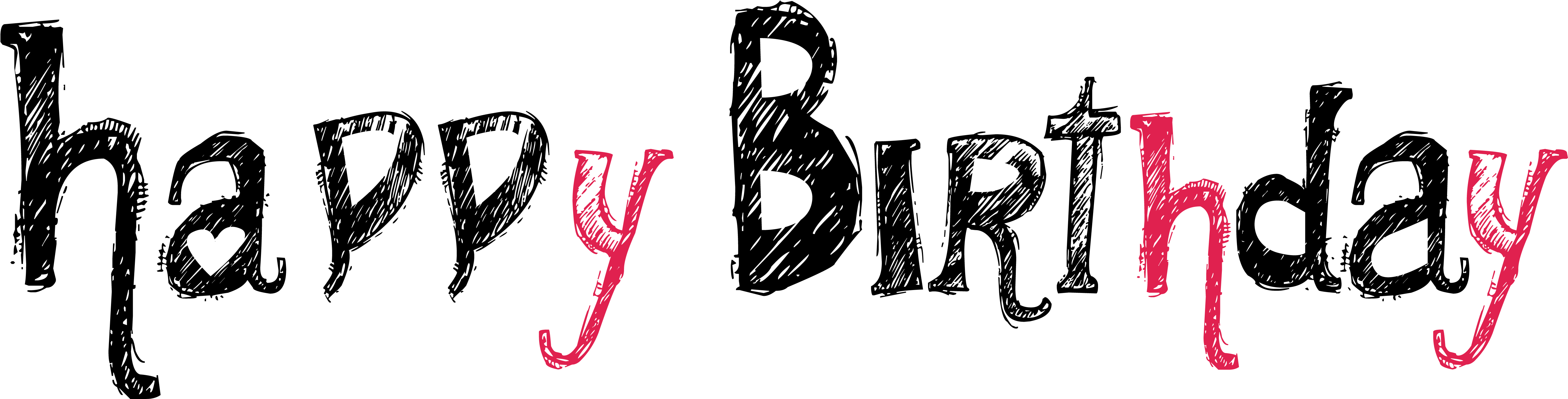 Happy Birthday Clipart Image - Happy Birthday Halloween Clipart (5635x1448), Png Download