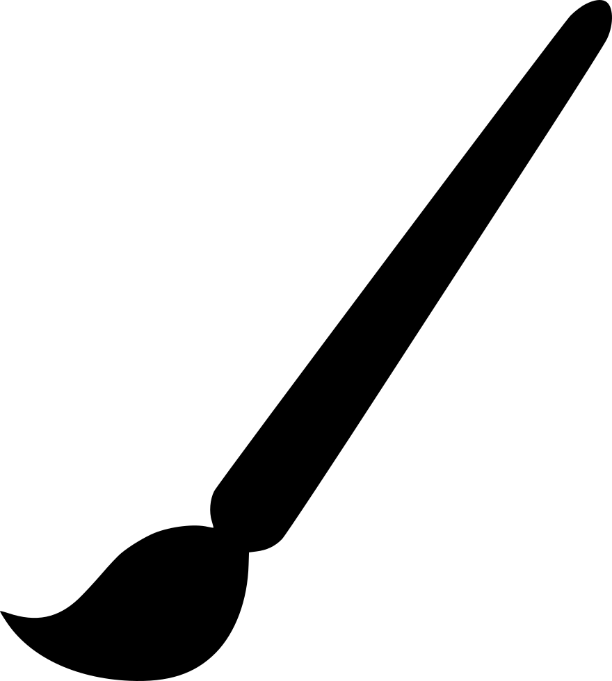 Paint Brush - - Paint Brush Icon Png (880x980), Png Download
