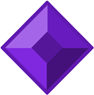 Purple Diamond - Triangle (425x425), Png Download