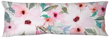Watercolor Floral Template For Wedding Cards, Invitations, - Cushion (400x400), Png Download