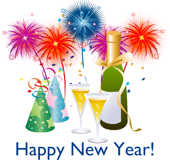 New Year's Eve Party Clipart (600x600), Png Download