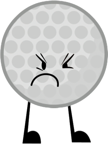 Golfball - Png - Golf Ball (358x468), Png Download