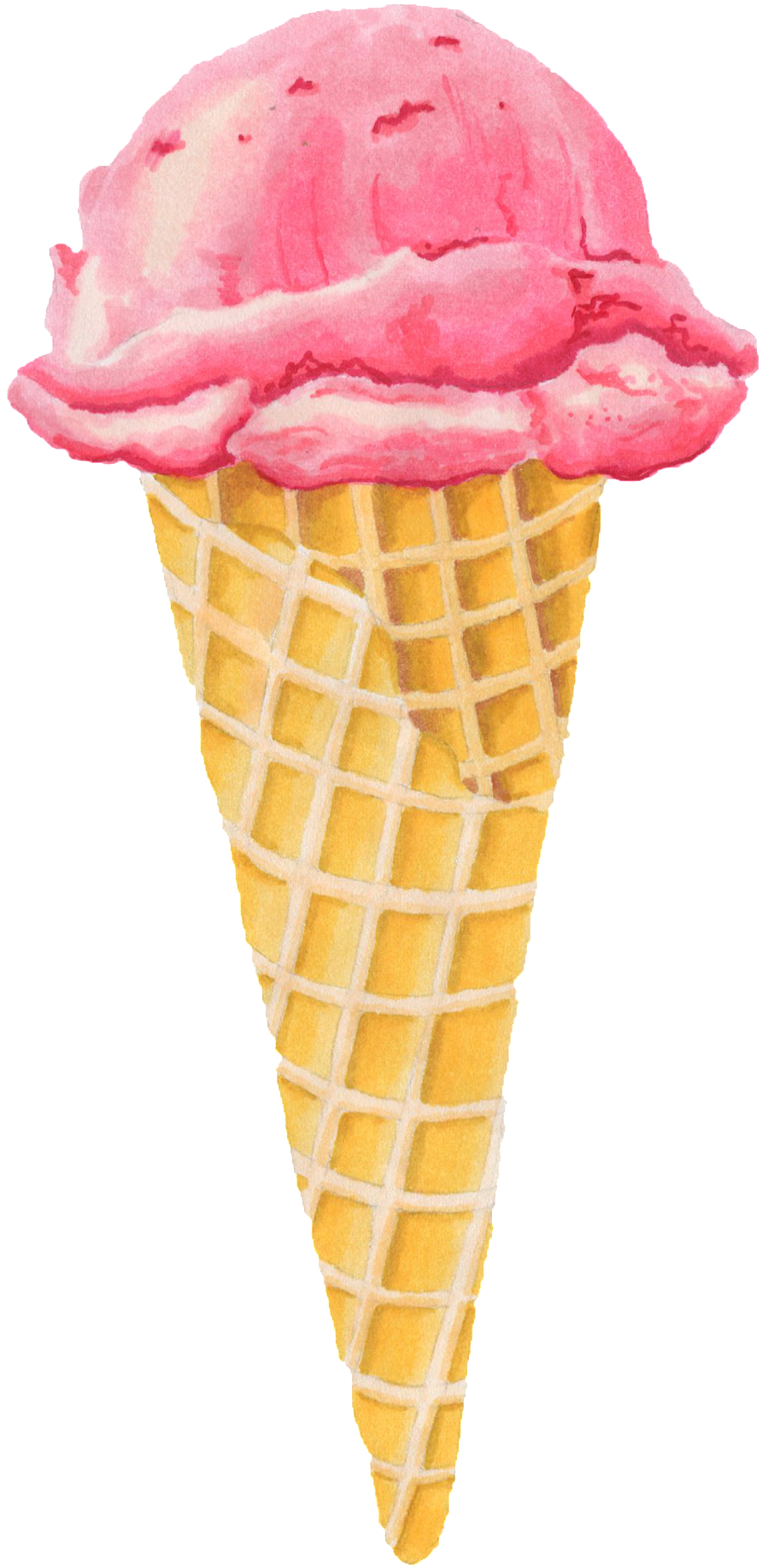 Sie Sind Der Coolste Rosa Eiscreme-kegel Postkarte (1024x2096), Png Download