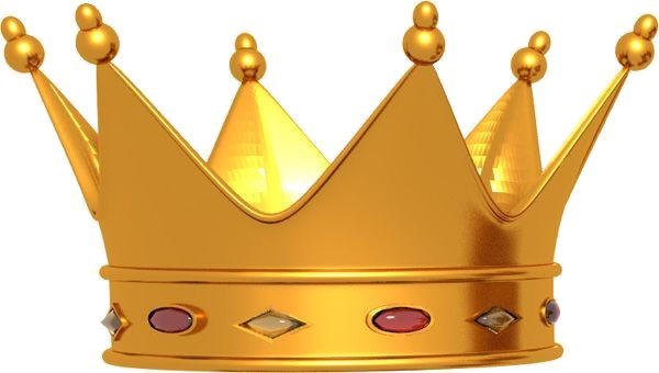 King Crown Png Photo - King Crown Png Clipart (600x340), Png Download
