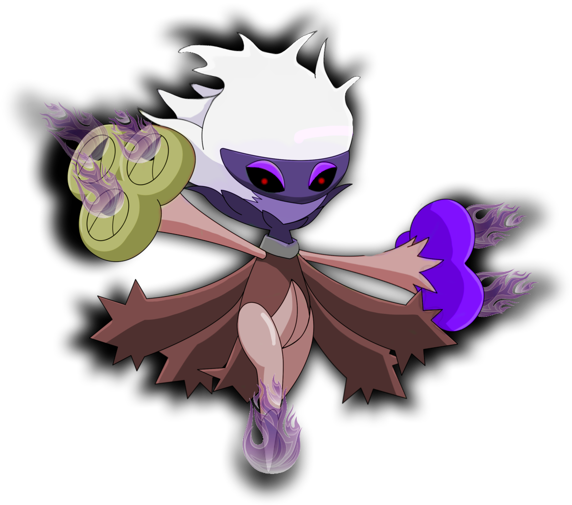 Dark Harvest Rose Flames - Cartoon (1200x1200), Png Download