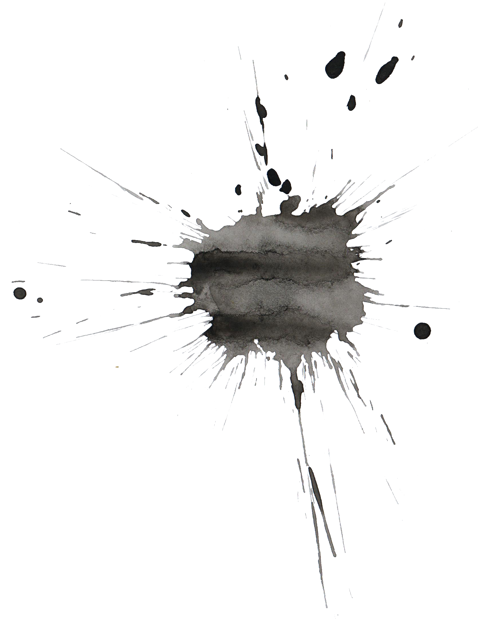 мазок краски. серые чернила. акварельное серое пятно без фона. черные разводы. текстурные кисти.