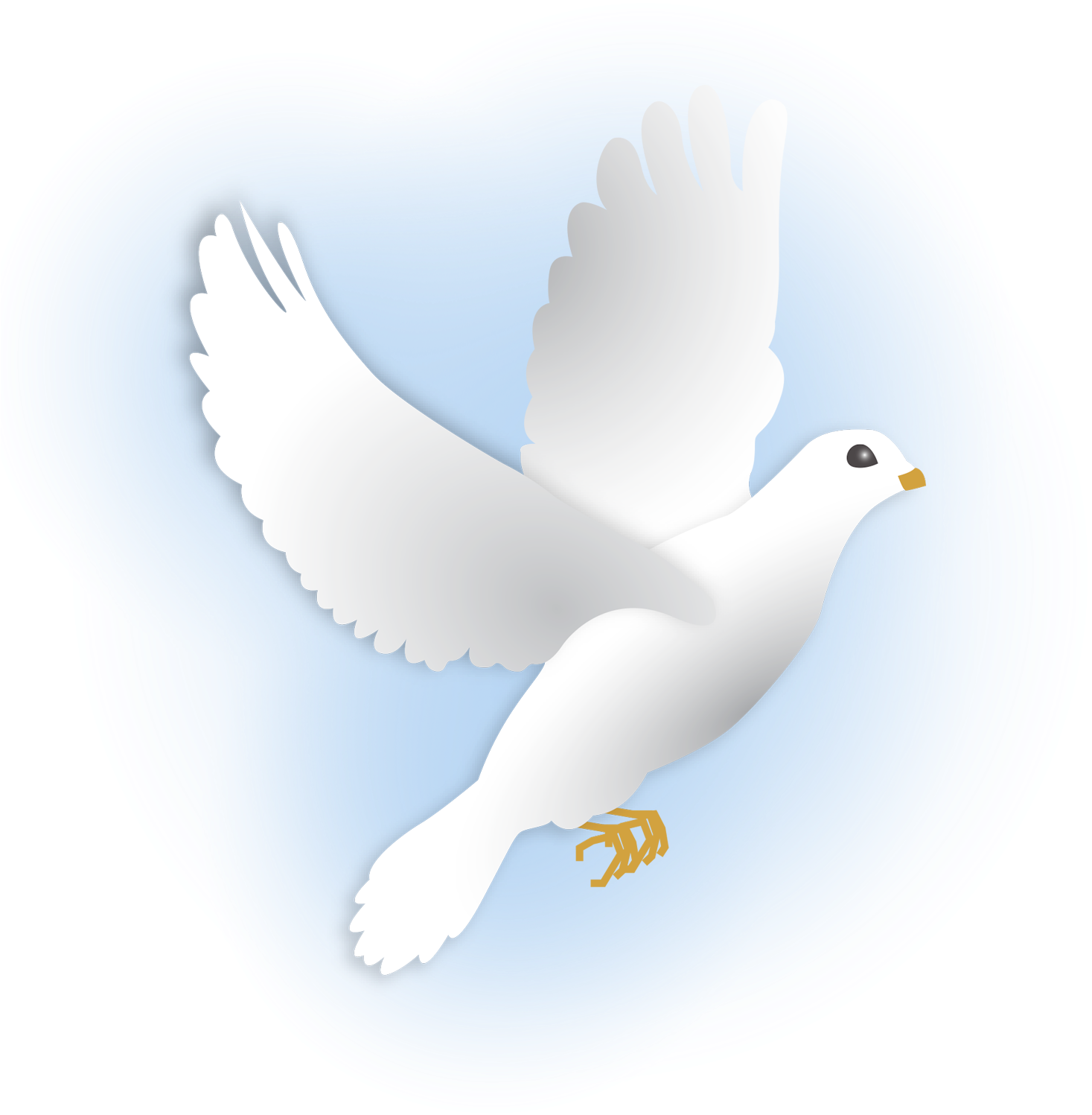 Dove Png - Dove Flying (1525x1496), Png Download