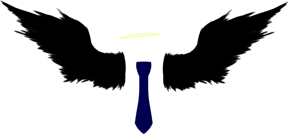Drawn Wings Castiels - Supernatural Castiel Wings Drawing (1024x496), Png Download