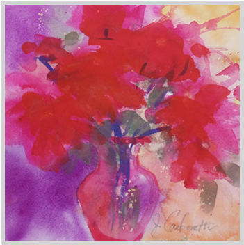 Original Watercolors By Jeanne Carbonetti - Watercolor Painting (1080x420), Png Download