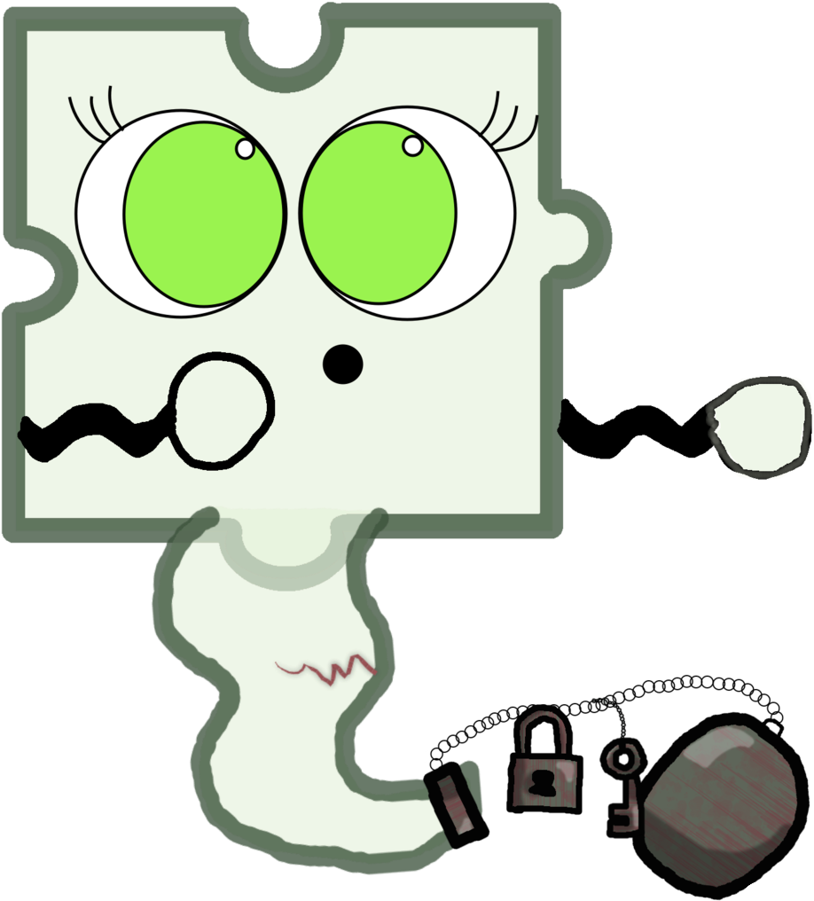 Ghost Jigsaw - Object Mayhem Ghost (1024x1048), Png Download