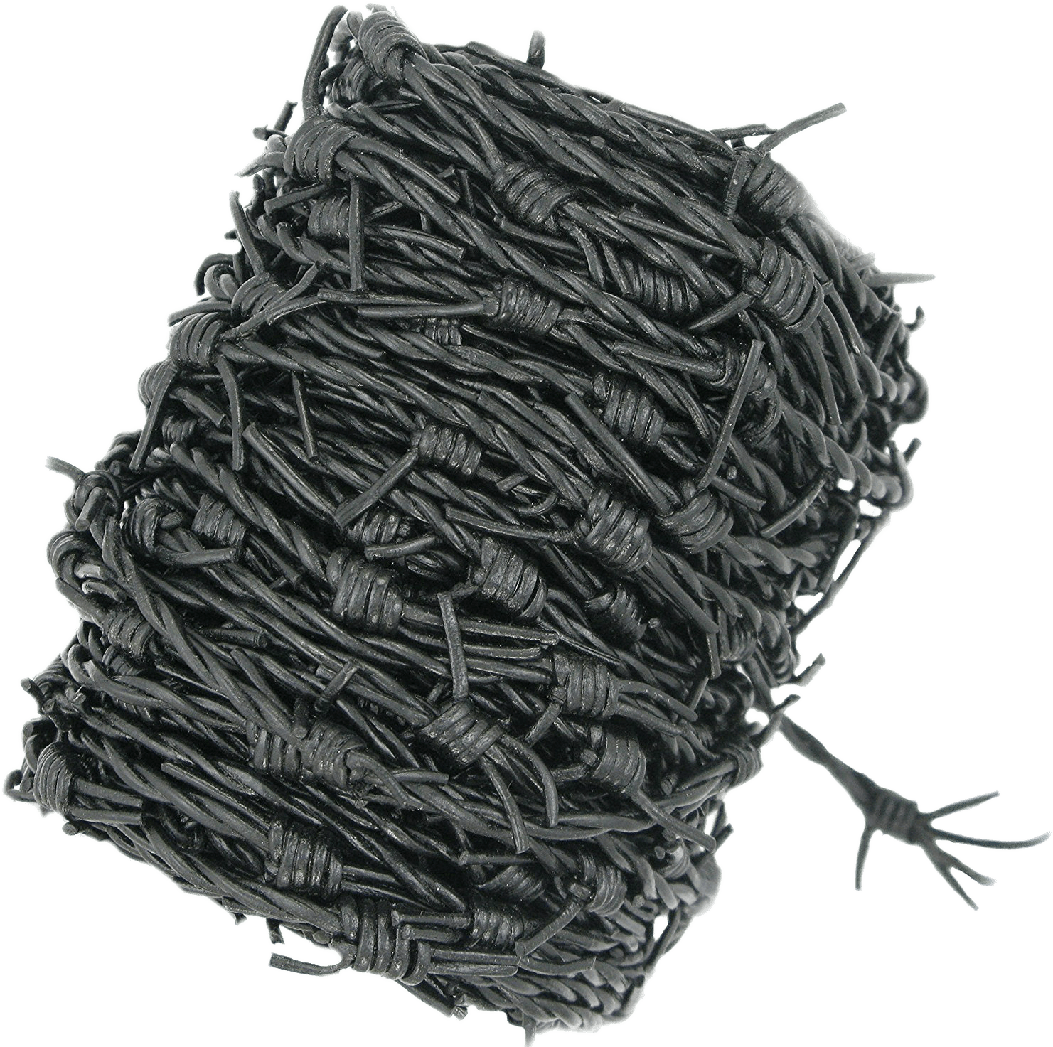 Barbed Wire Leather Version - Mutantfairyjewellery Gothic Thick Barbed Wire Leather (1500x1477), Png Download