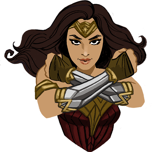 Wonder Woman Wonderwoman Sticker - Wonder Woman Emoji Copy Paste (597x598), Png Download