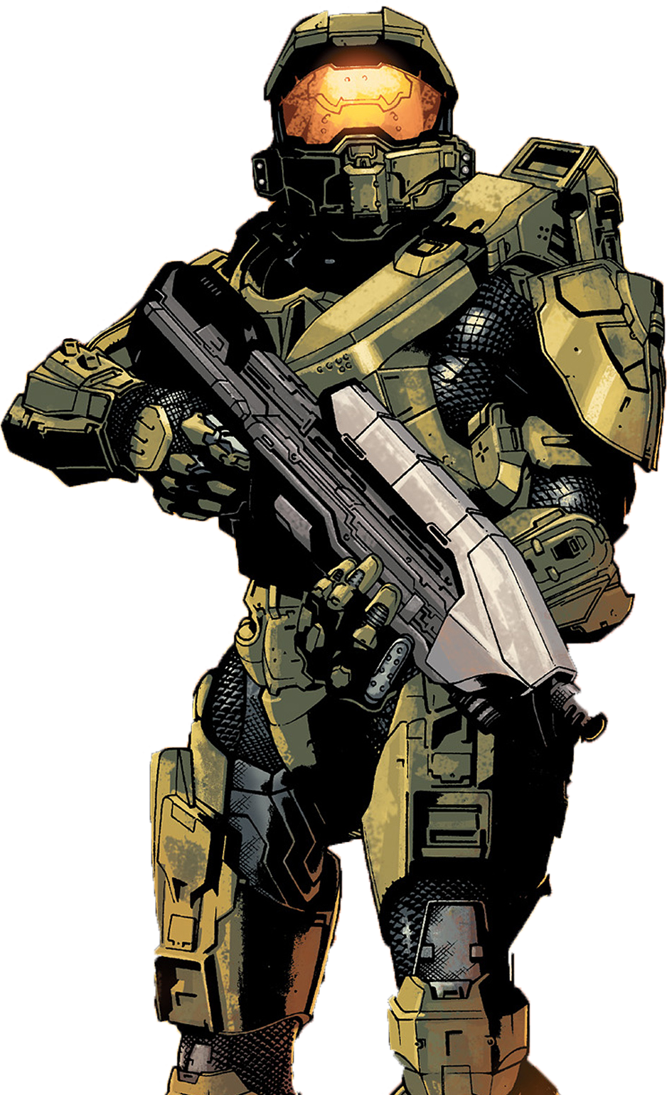 John-117 Halo Initiation - Halo Png (938x1540), Png Download