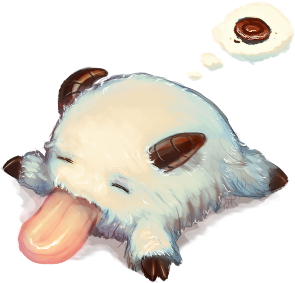 Lol Sleepy Poro By Cubehero-d7ih5mn - League Of Legends Funny Png (629x629), Png Download