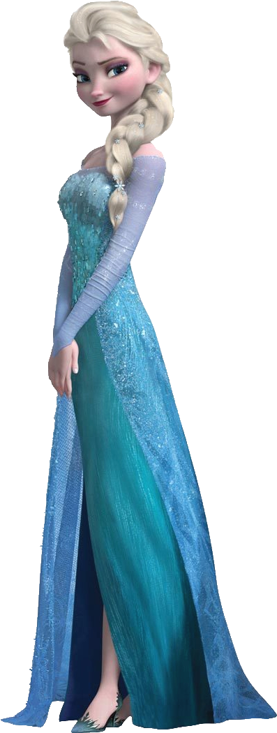 Elsa Png File - Disney Frozen Elsa Cut Out (436x1100), Png Download