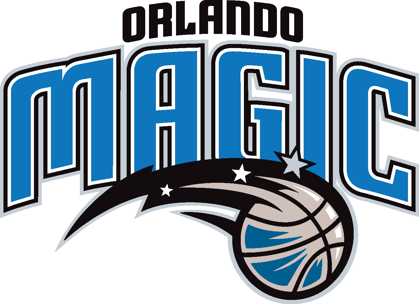 Orlando Magic Logo Vector - Orlando Magic Logo 2018 (1333x968), Png Download