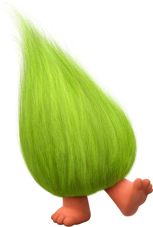 Transparent Hair Troll - Trolls Png (509x755), Png Download