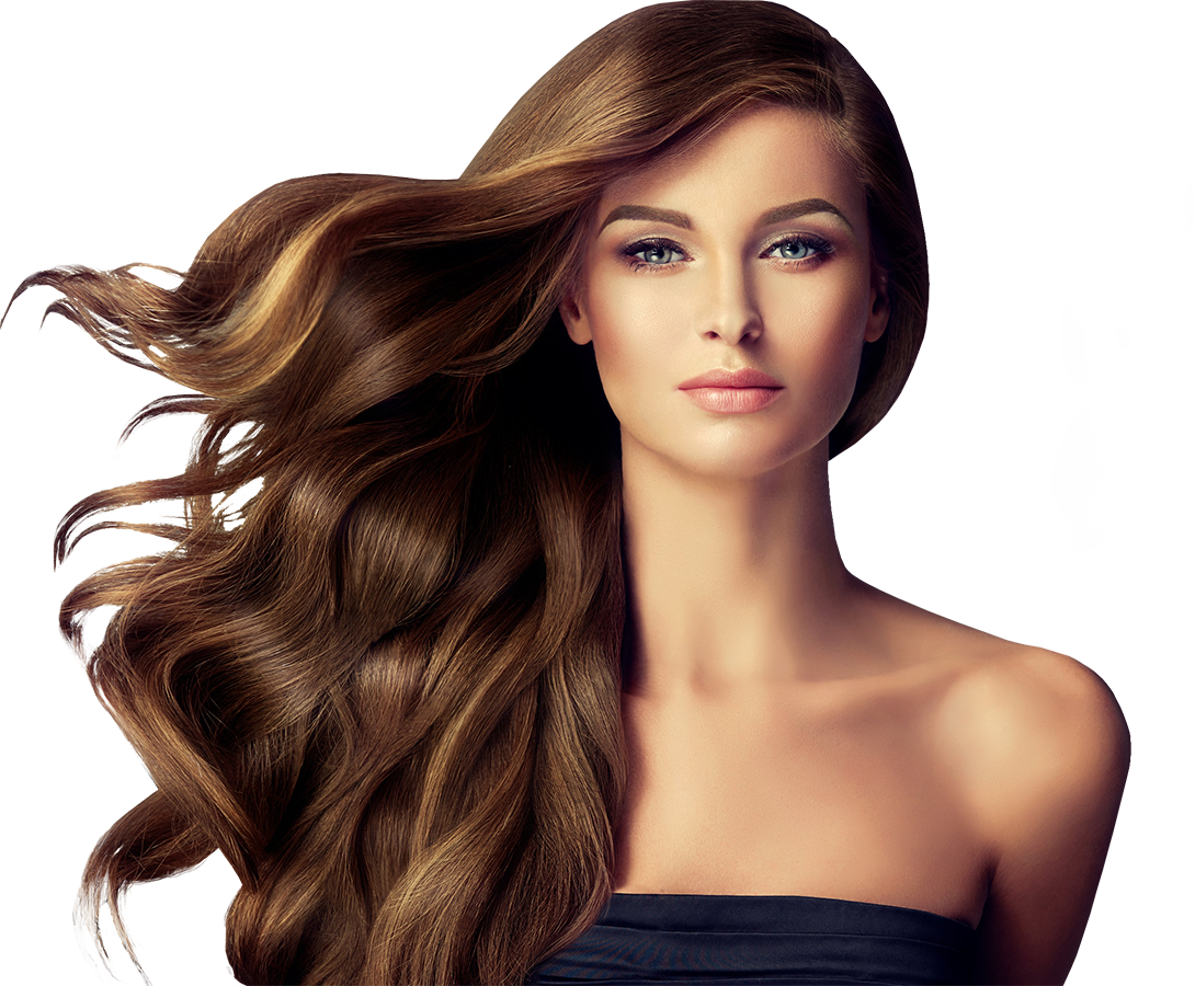 Michael's - Long Hair Girl Png (1090x900), Png Download