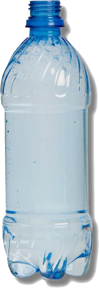 Plastic Bottle Png - Plastic Bottle Of Water Png (412x1024), Png Download