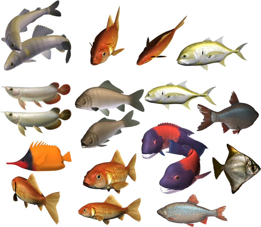 School Of Fish Png Image - School Of Fish Png (900x770), Png Download