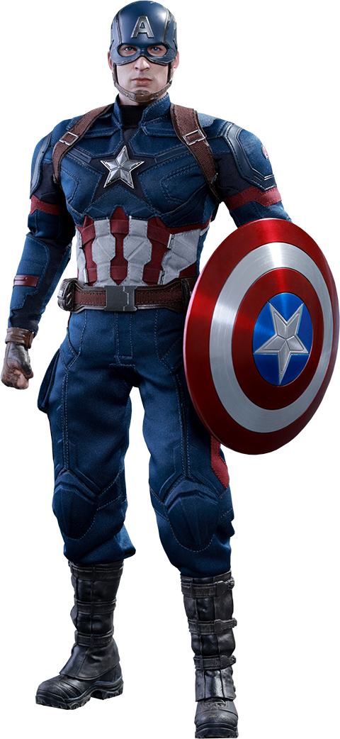 Captain America Civil War - Captain America Civil War Captain America (480x1042), Png Download