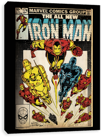 All New Iron Man - Iron Man 174 (500x500), Png Download