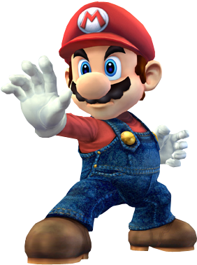 Mario - Personnage De Jeux Png (358x389), Png Download