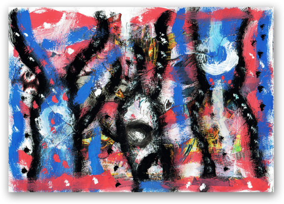 Secreased Dark Side - Modern Art (800x800), Png Download