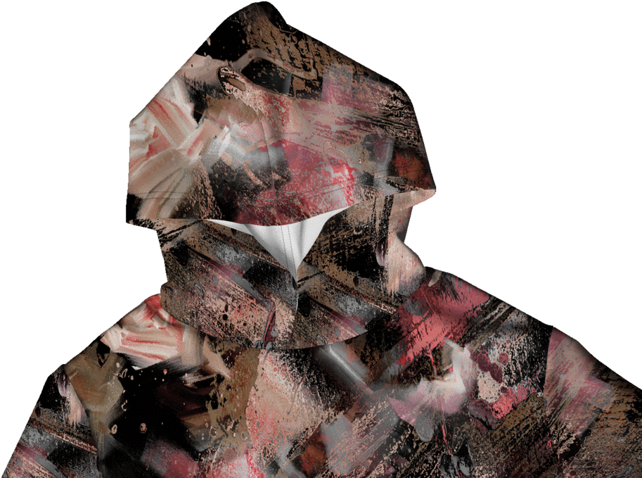 Watercolor Floral Hoodie - Scarf (1024x761), Png Download