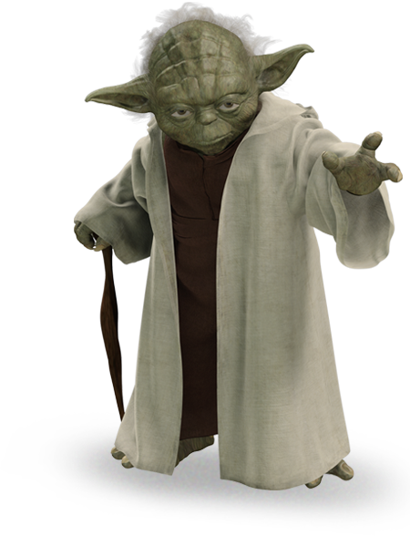 Png Yoda - Star Wars Maestro Jedi (450x588), Png Download
