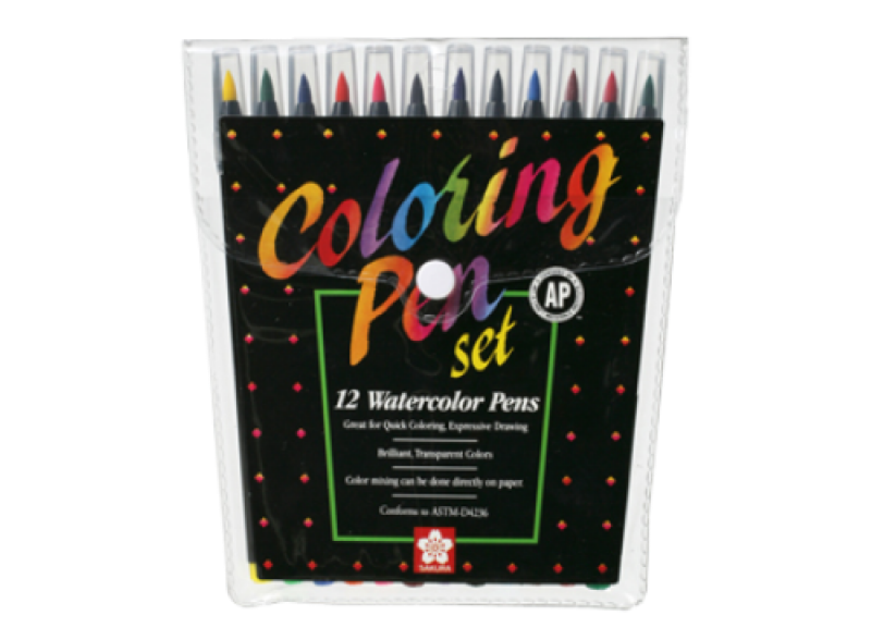 Sakura Watercolor Pen Set Of 12 Colors - Hanukkah (800x800), Png Download