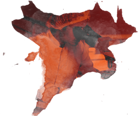 Rodney Halbower - Watercolor Paint (537x450), Png Download